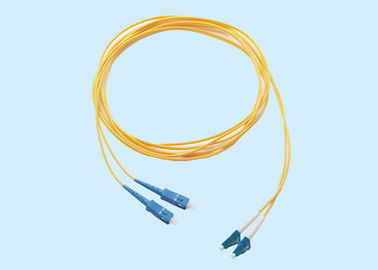 China Sc de los conectores de la fibra óptica del cordón de remiendo/duplex del solo modo 1-100 mt del Lc 3 milímetros proveedor