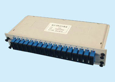 China Divisor planar de la fibra con varios modos de funcionamiento del circuito de la onda luminosa de la fibra óptica 1*32 del divisor horizontal del PLC proveedor