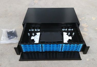 China Caja de remiendo óptica de la fibra óptica del puerto de la caja terminal 36/48 de Typefiber del cajón del metal proveedor