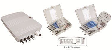 China Caja de distribución de fibra óptica 213X163X47m m, adaptadores montados en la pared, de IP65,8pcs O divisor 1X8 proveedor