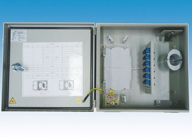 China Caja de conexión montada en la pared de la fibra óptica de la fibra de 12 BASES de la caja al aire libre de la terminación proveedor