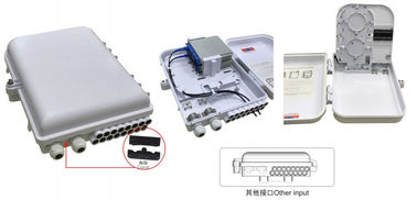 China Divisor de la caja de distribución 1x16 o 2PCS 1X8PLC o 16core adaptador de fibra óptica, 300X222X73m m, montado en la pared, IP65 proveedor