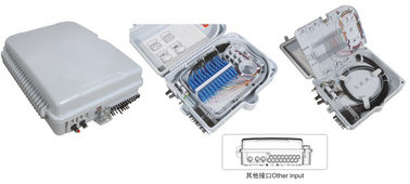 China caja de distribución plástica de la fibra GFS-24A, 24 ADAPTORS/1: 16/2X1: 8 el PLC, 320*240*100m m, pared/polo-montado, IP65, apoya sin cortar proveedor